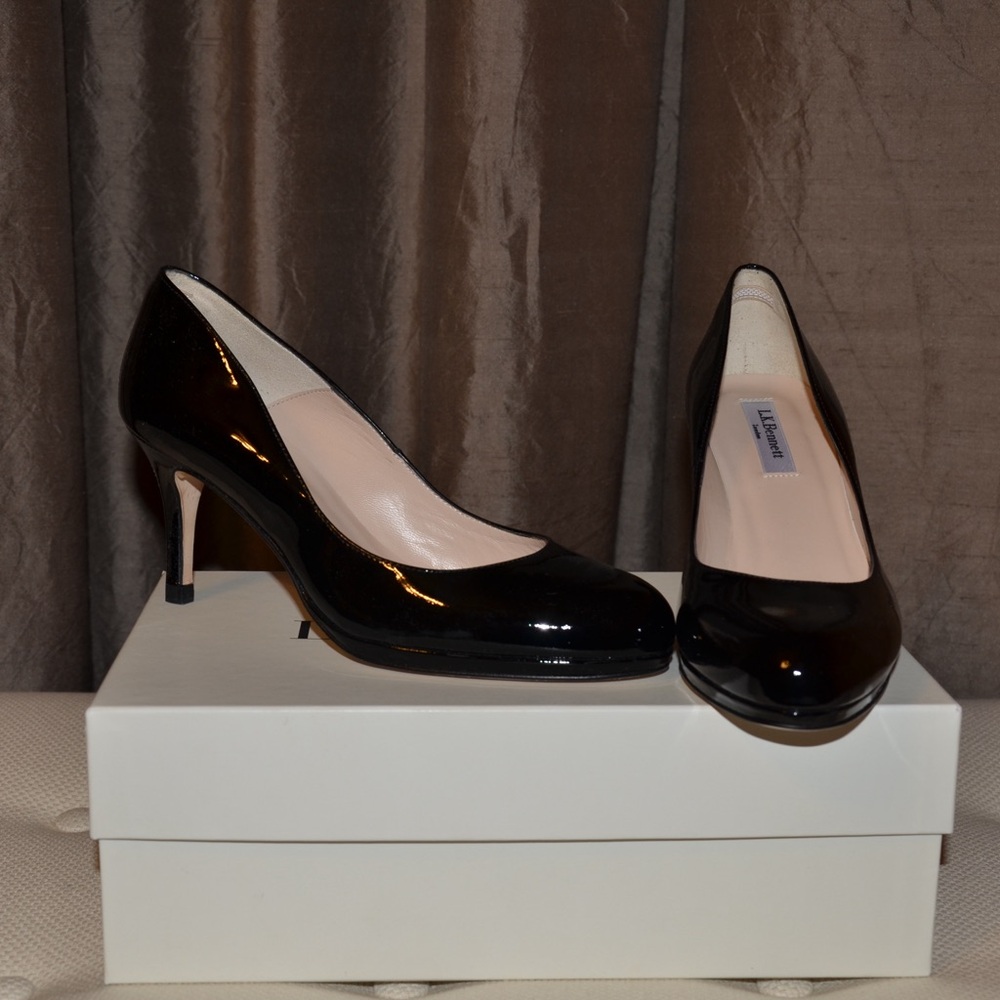 LK Bennett Black Patent Leather Heels